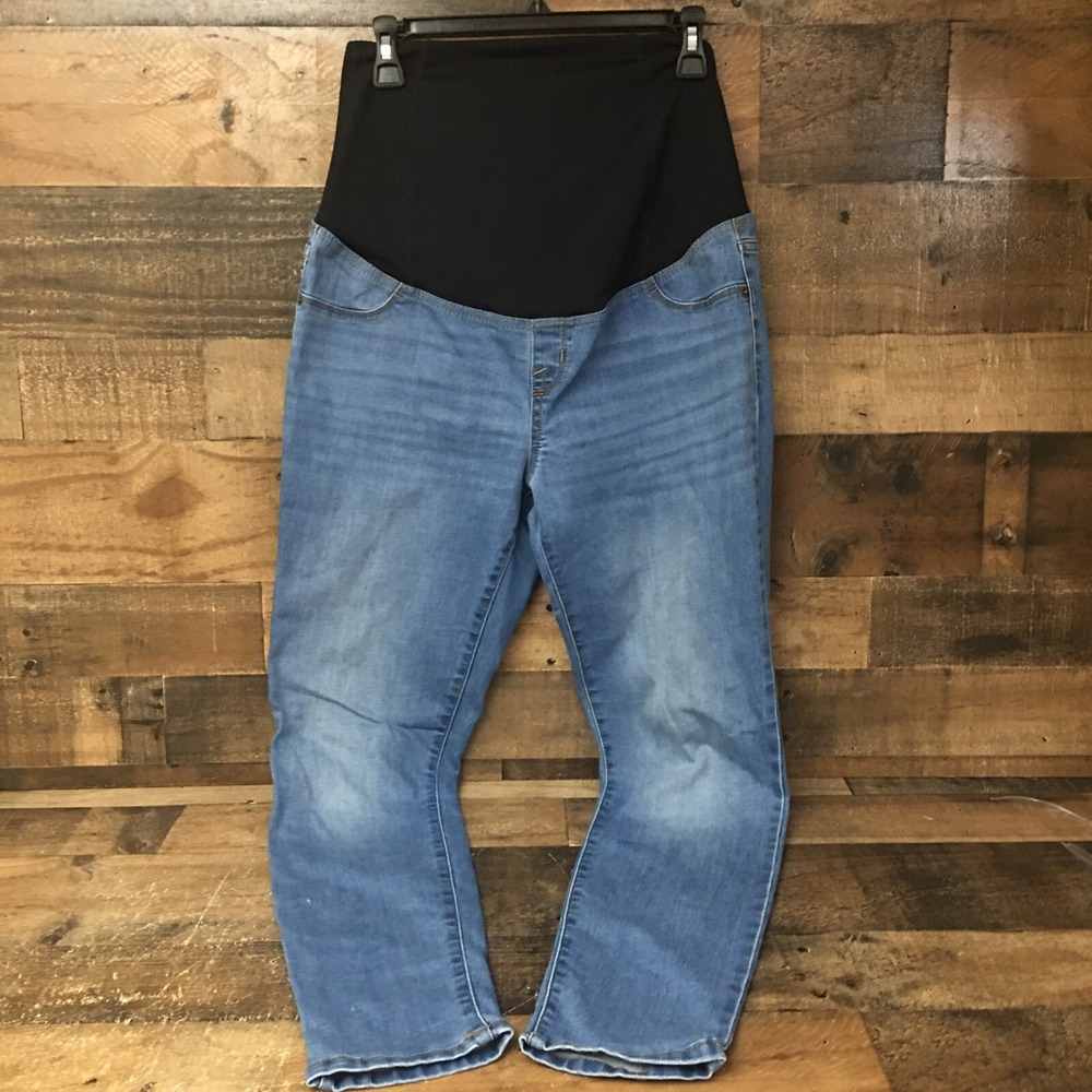 Over Belly Maternity Jeans Women Size Size 8/29 Faded Stretch Comfort
